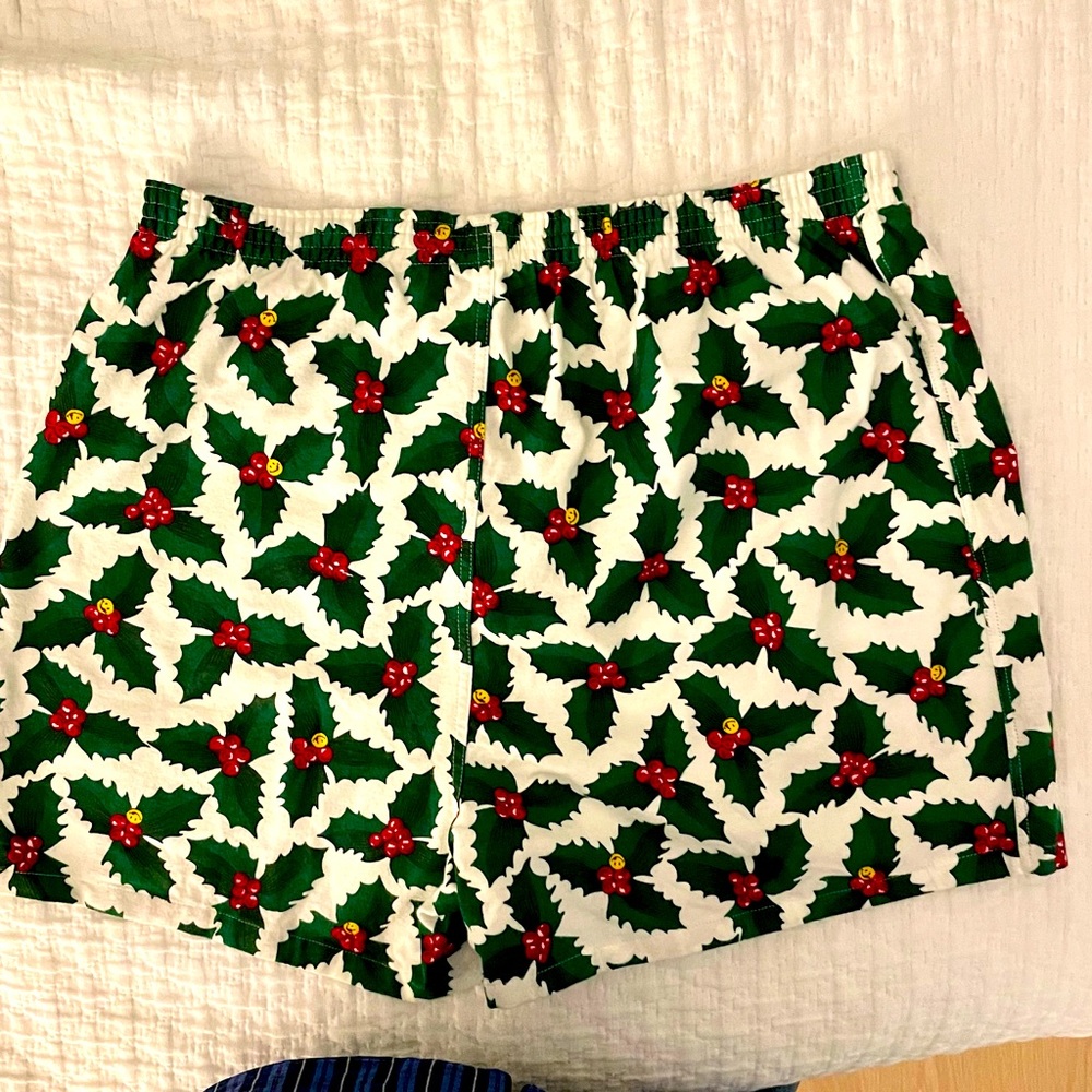 Joe Boxer Men’s Holiday Underware Holly Motif XL - Picture 2 of 4